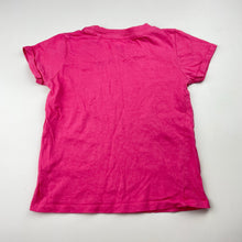 Load image into Gallery viewer, Girls Favourites, pink organic cotton tee / top, FUC, size 4,  