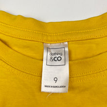 Load image into Gallery viewer, Boys Clothing &amp; Co, yellow cotton tee / top, EUC, size 9,  