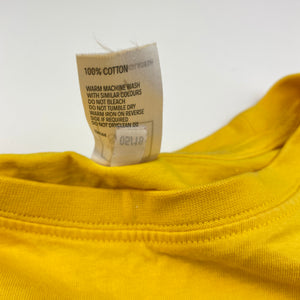 Boys Clothing & Co, yellow cotton tee / top, EUC, size 9,  