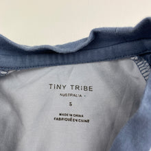 Load image into Gallery viewer, Boys TINY TRIBE, stretchy long sleeve tee / top, GUC, size 5,  