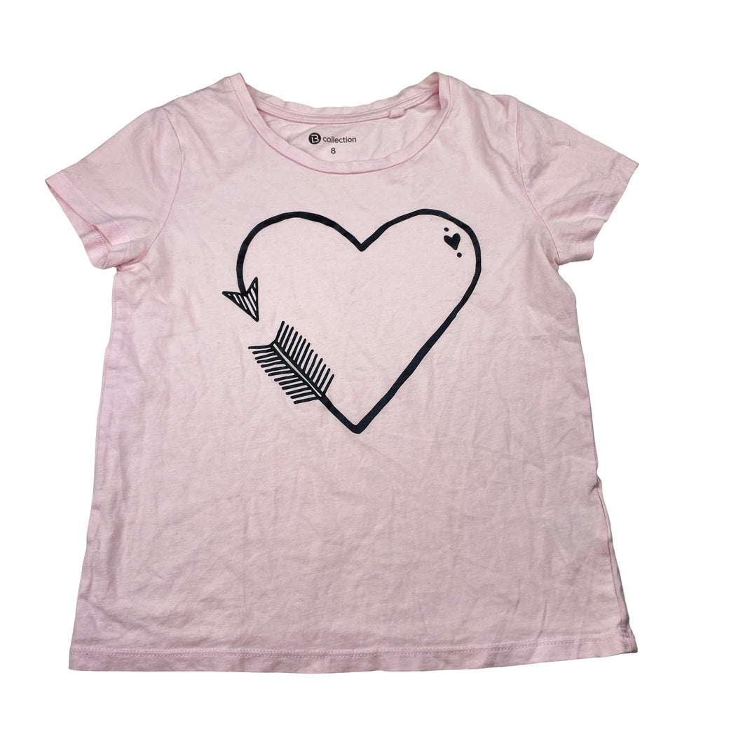 Girls B Collection, lightweight cotton tee / top, GUC, size 8,  