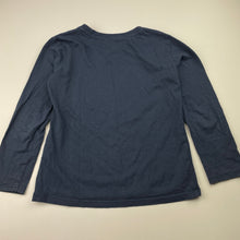 Load image into Gallery viewer, Boys Anko, navy cotton long sleeve top, digger, GUC, size 5,  
