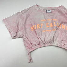 Load image into Gallery viewer, Girls Zara, cropped pink cotton tee / top, EUC, size 6,  