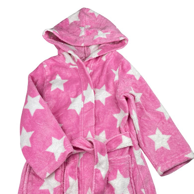 Girls Allsorts, fleece dressing gown / bath robe, GUC, size 5,  
