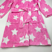 Load image into Gallery viewer, Girls Allsorts, fleece dressing gown / bath robe, GUC, size 5,  