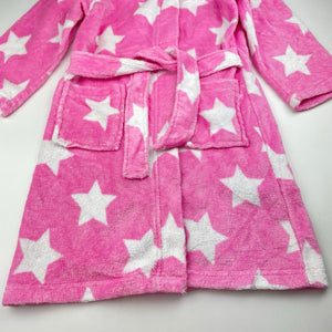Girls Allsorts, fleece dressing gown / bath robe, GUC, size 5,  