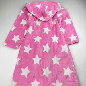 Girls Allsorts, fleece dressing gown / bath robe, GUC, size 5,  