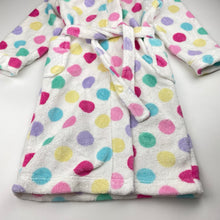 Load image into Gallery viewer, Girls Target, fleece dressing gown / bath robe, EUC, size 4,  