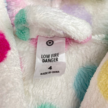 Load image into Gallery viewer, Girls Target, fleece dressing gown / bath robe, EUC, size 4,  