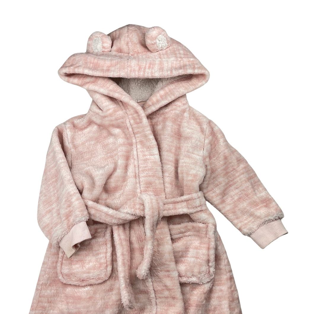 Girls Target, soft fleece dressing gown / bath robe, FUC, size 1,  
