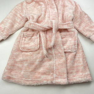 Girls Target, soft fleece dressing gown / bath robe, FUC, size 1,  