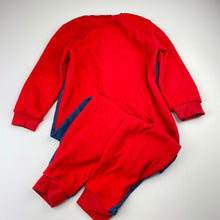 Load image into Gallery viewer, Boys Marvel, Spiderman fleece all-in-one pyjamas, pilling, FUC, size 4,  