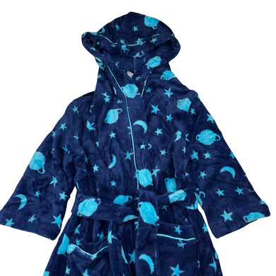 Boys Lily & Dan, soft fleece dressing gown / bath robe, EUC, size 3,  
