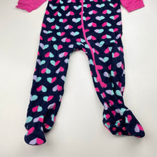 Load image into Gallery viewer, Girls Baby Berry, fleece zip coverall / romper, EUC, size 2,  