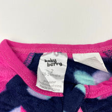 Load image into Gallery viewer, Girls Baby Berry, fleece zip coverall / romper, EUC, size 2,  