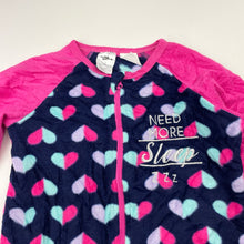 Load image into Gallery viewer, Girls Baby Berry, fleece zip coverall / romper, EUC, size 2,  