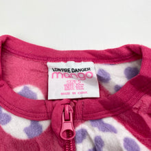 Load image into Gallery viewer, Girls Mango, fleece all-in-one pyjamas / sleepsuit, EUC, size 5,  