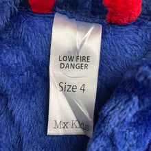 Load image into Gallery viewer, Boys Mix Kids, soft fleece dressing gown / bath robe, EUC, size 4,  