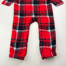 Load image into Gallery viewer, Unisex Baby Berry, soft fleece romper, EUC, size 1,  