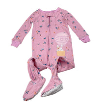 Load image into Gallery viewer, Girls Carters, cotton zip coverall / romper, EUC, size 1,  
