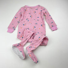 Load image into Gallery viewer, Girls Carters, cotton zip coverall / romper, EUC, size 1,  