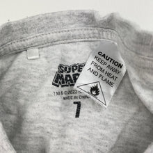 Load image into Gallery viewer, Boys Nintendo, Super Mario long sleeve pyjama top, cracked print, FUC, size 7,  