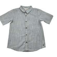 Load image into Gallery viewer, Boys Fox &amp; Finch, lightweight linen blend short sleeve shirt, GUC, size 7,  