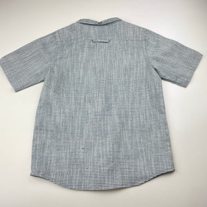 Boys Fox & Finch, lightweight linen blend short sleeve shirt, GUC, size 7,  