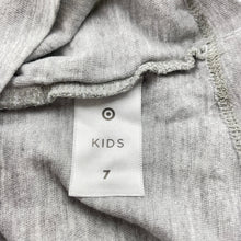 Load image into Gallery viewer, Boys Target, grey marle tee / top, dinosaur, FUC, size 7,  