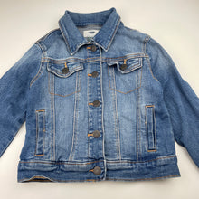 Load image into Gallery viewer, Girls Old Navy, blue stretch denim jacket, GUC, size 8,  