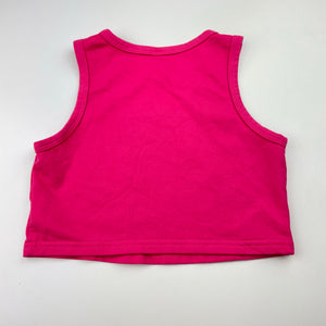 Girls SHEIN, pink cropped top, GUC, size 9,  