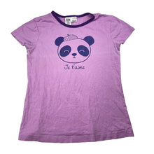 Load image into Gallery viewer, Girls Neon, purple cotton pyjama top, GUC, size 12,  