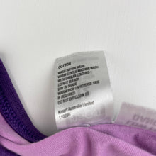 Load image into Gallery viewer, Girls Neon, purple cotton pyjama top, GUC, size 12,  