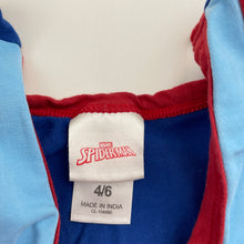Load image into Gallery viewer, Boys Marvel, Spiderman stretchy singlet top, wash fade, FUC, size 4-6,  
