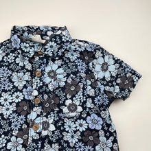 Load image into Gallery viewer, Boys Cotton On, floral viscose / linen short sleeve shirt, GUC, size 4,  