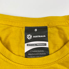 Load image into Gallery viewer, Girls Football Australia Official, Matildas Mary Fowler cotton tee / top, EUC, size 8,  