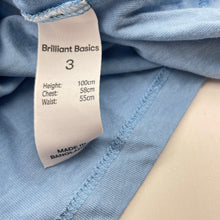 Load image into Gallery viewer, Boys Brilliant Basics, blue cotton tee / top, GUC, size 3,  