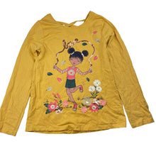 Load image into Gallery viewer, Girls CYNTHIA ROWLEY, embellished cotton long sleeve top, light mark, FUC, size 8,  