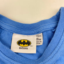 Load image into Gallery viewer, Boys DC Comics, Batman cotton tee / top, GUC, size 4-5,  