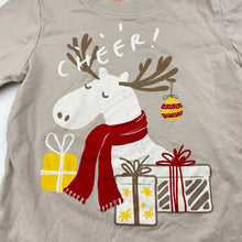 Load image into Gallery viewer, Boys Tilt, cotton Christmas tee / top, EUC, size 3,  