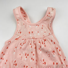 Load image into Gallery viewer, Girls Anko, pink stretchy summer romper, EUC, size 0,  
