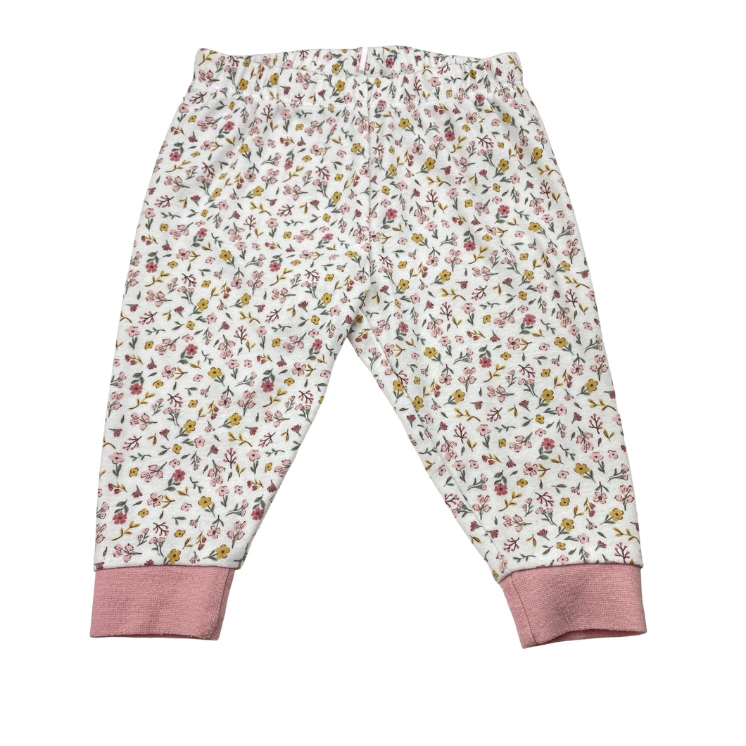 Girls Anko, soft feel floral pyjama pants / bottoms, GUC, size 0,  