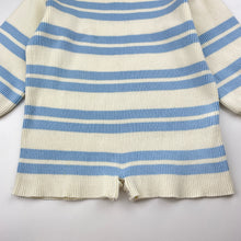 Load image into Gallery viewer, Unisex TWS, ribbed knit cotton romper, EUC, size 2,  