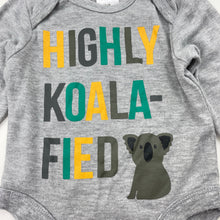 Load image into Gallery viewer, Boys Baby Berry, grey bodysuit / romper, koala, GUC, size 00,  