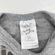Load image into Gallery viewer, Boys Baby Berry, grey bodysuit / romper, koala, GUC, size 00,  