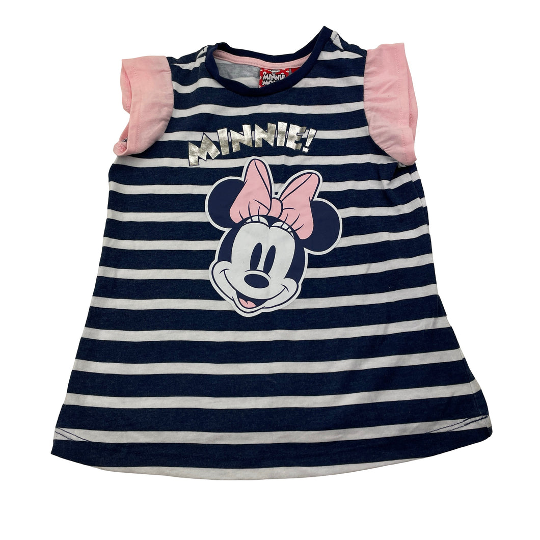 Girls Disney, Minnie Mouse night dress / nightie, L: 38cm, FUC, size 1,  
