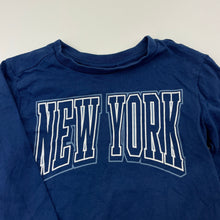 Load image into Gallery viewer, Boys Anko, navy cotton long sleeve tee / top, EUC, size 2,  