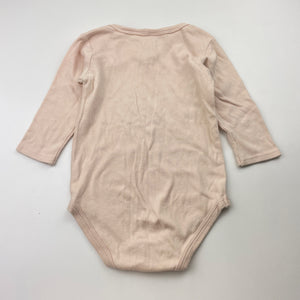 Girls Baby Berry, pink cotton bodysuit / romper, GUC, size 1,  