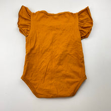 Load image into Gallery viewer, Girls stretchy, ruffle bodysuit / romper, GUC, size 00,  