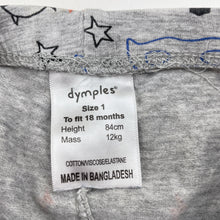 Load image into Gallery viewer, Boys Dymples, lightweight leggings / bottoms, GUC, size 1,  
